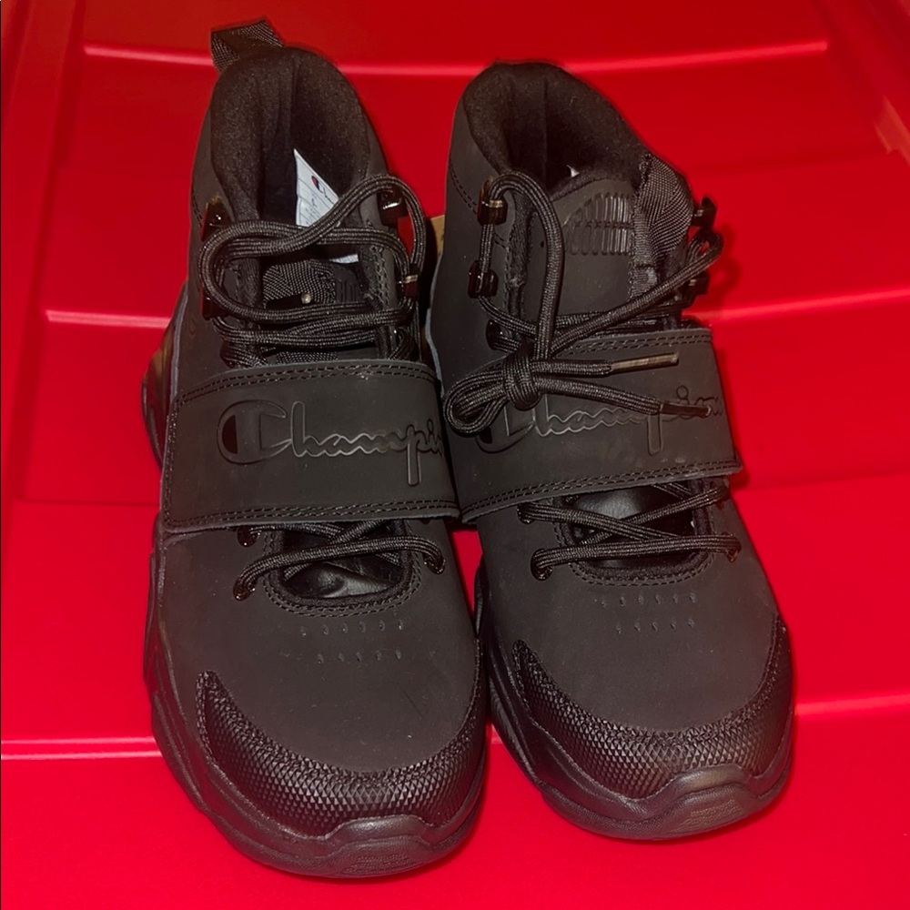 Champion Black High-Top Sneakers